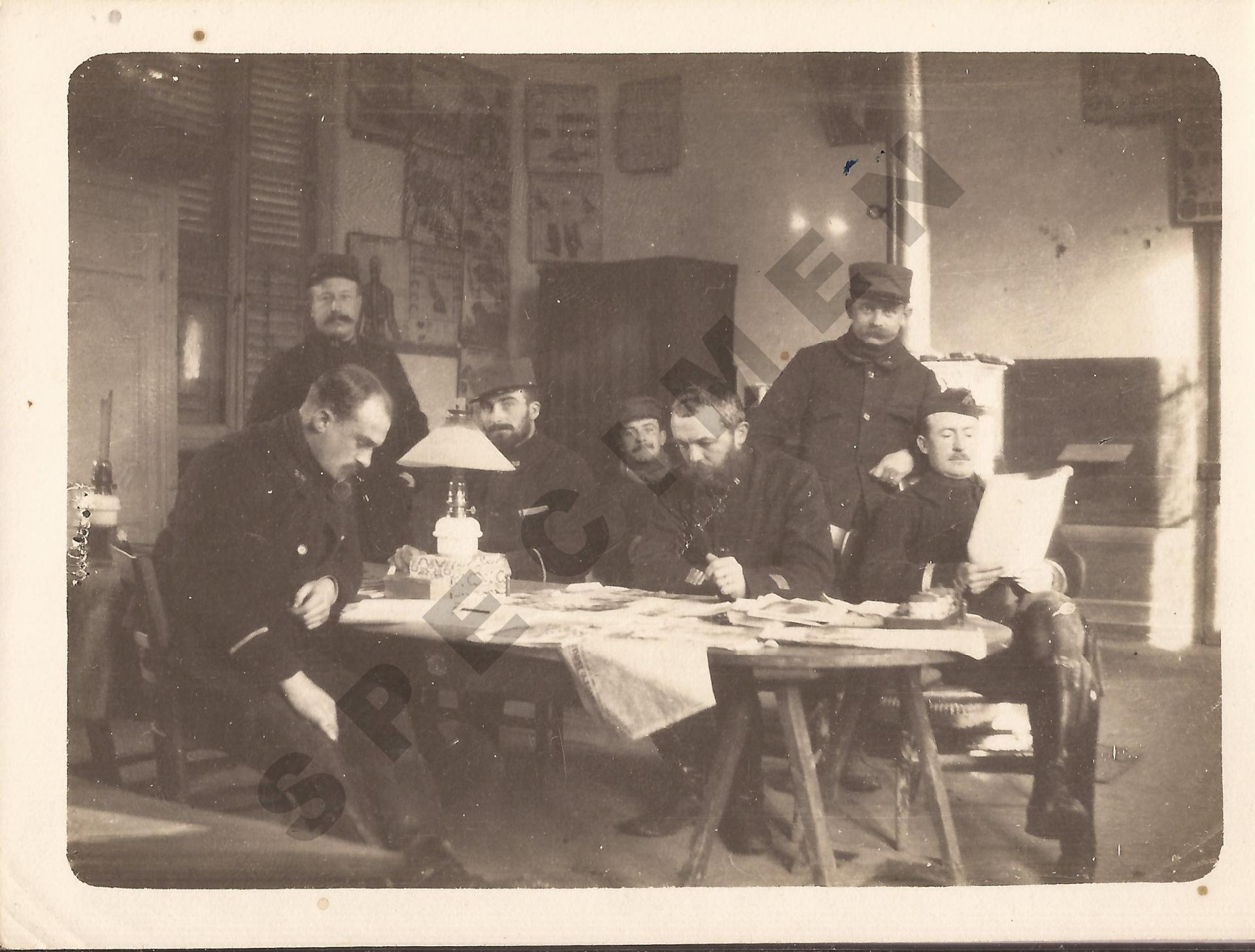 1 groupe officiers mairie 1915